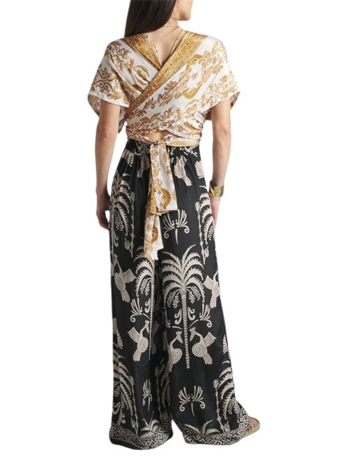 tuta donna fantasia nero e oro Pahiesa Formentera | ML2334302P